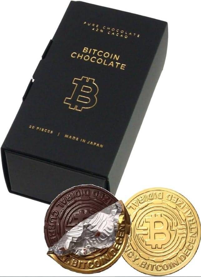 Bitcoin chocolate crypto gift