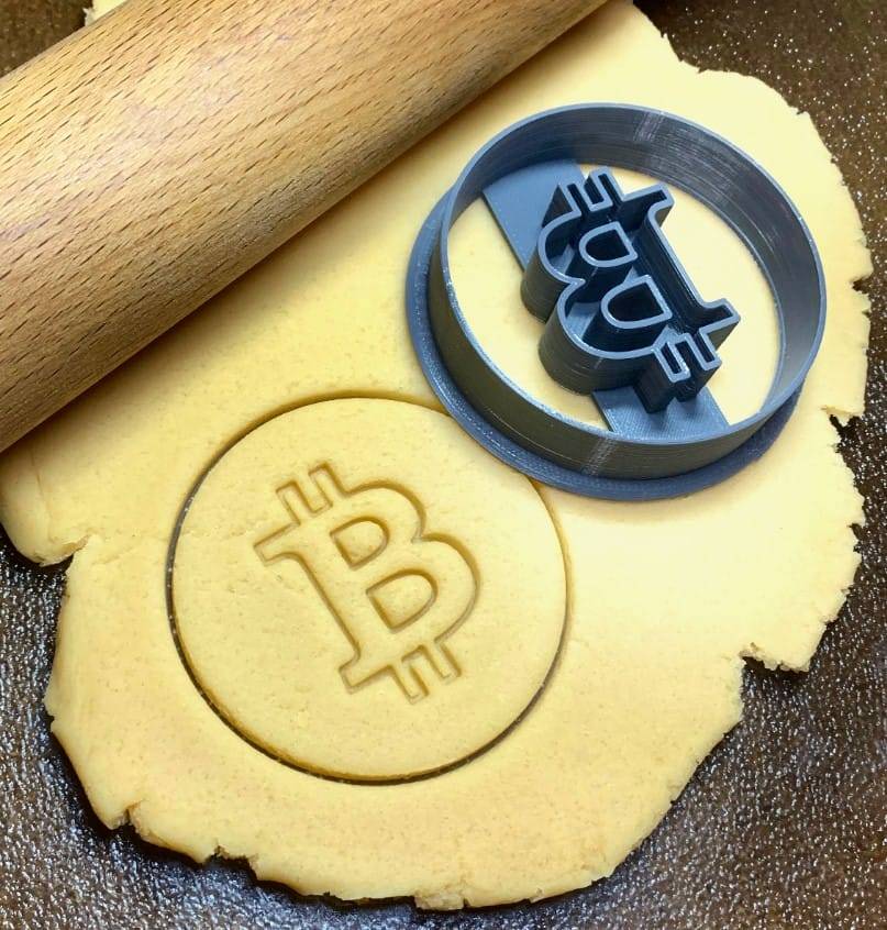 A crypto gift of bitcoin cookie cutter