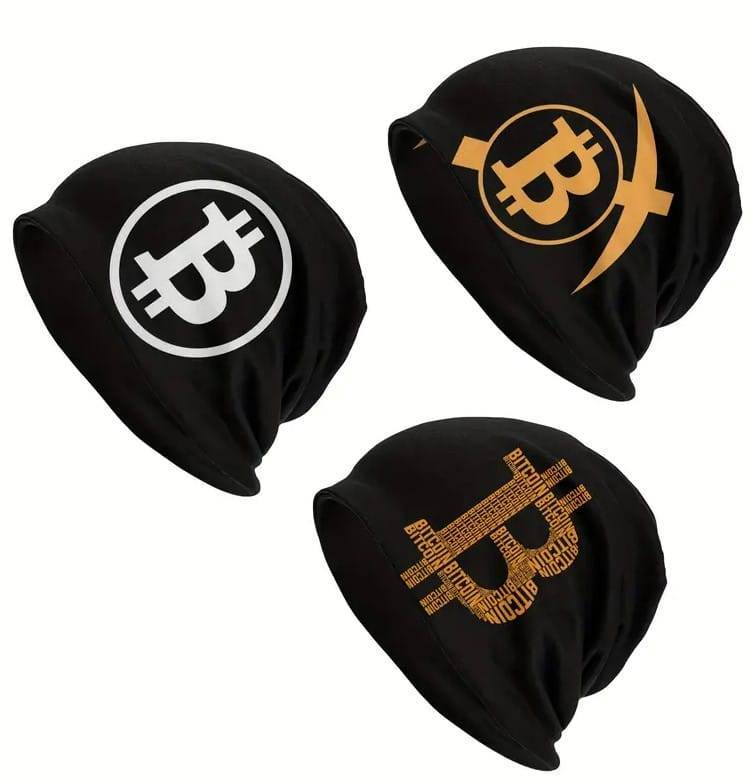A gift of crypto-themed hats