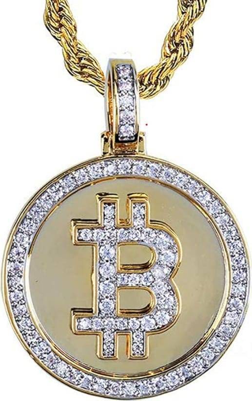 A gift of bitcoin necklace