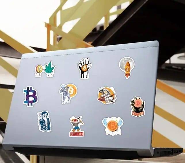 A gift of crypto stickers