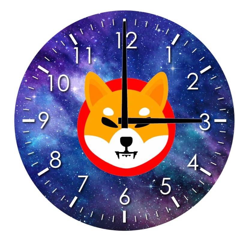 Dogecoin wall clock gift