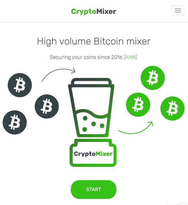 Cryptomixer - bitcoin tumbler service