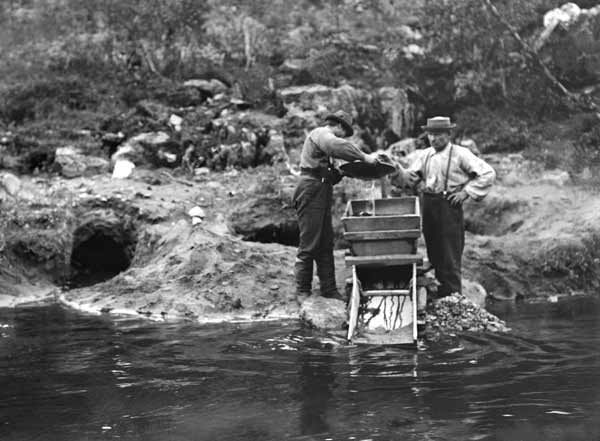 gold panning