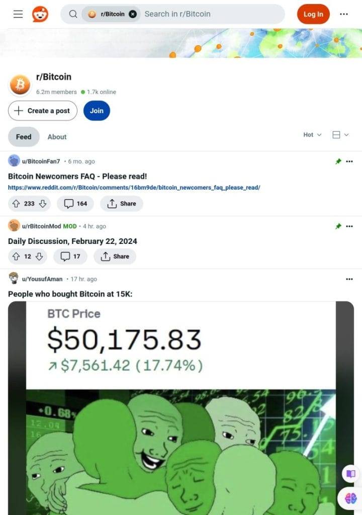 Bitcoin Subreddit
