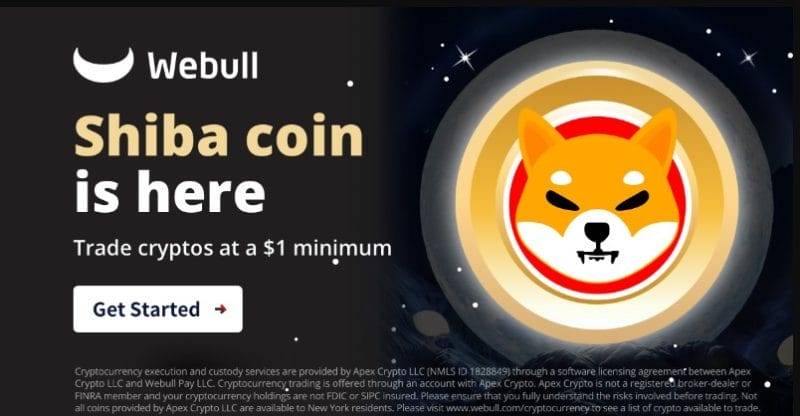 Shiba is on Webull