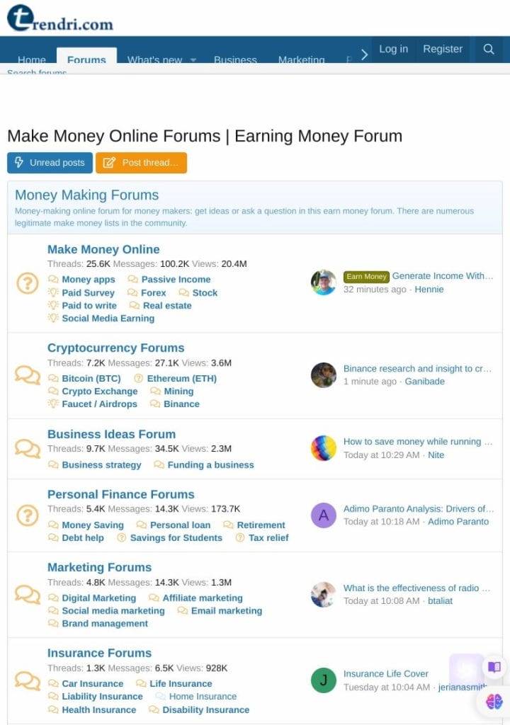 Trendri crypto forum