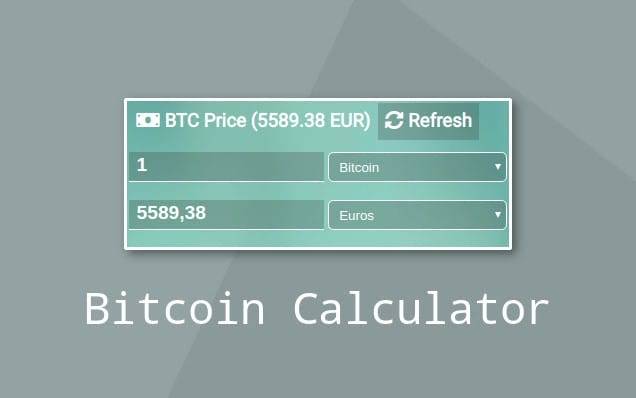 Bitcoin Price Calculator