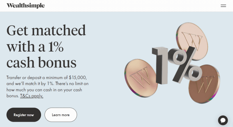 Wealthsimple Homepage