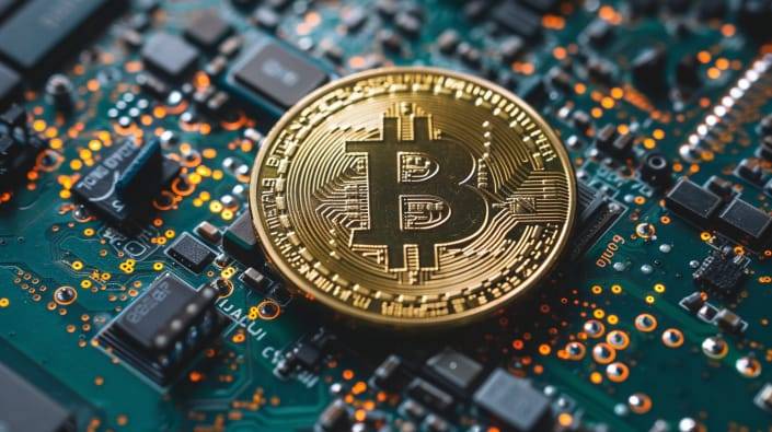 Bitcoin, a cryptocurrency example