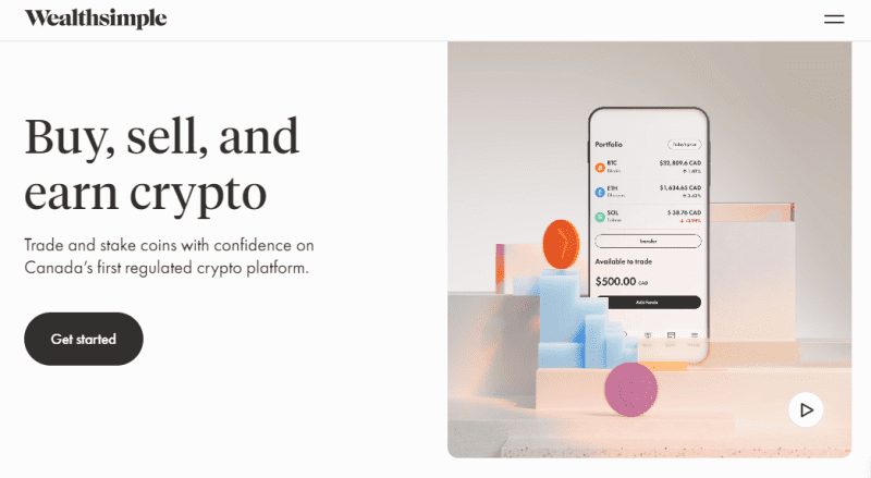 Wealthsimple Webpage